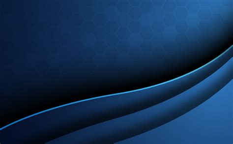 Blue Abstract Honeycomb Background With Curve Foreground Wallpaper And