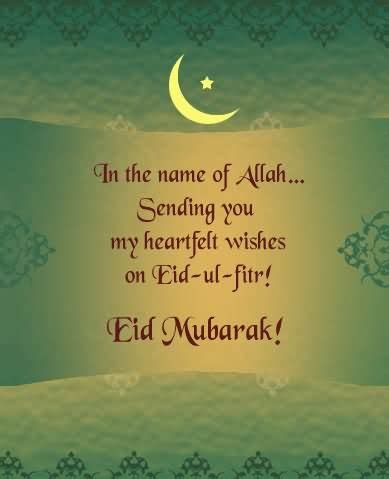 May the magic of this holy festival bring unlimited happiness in your life and decorate it with the colors of heaven! 50 Most Beautiful Eid Ul-Fitr Wish Pictures And Images