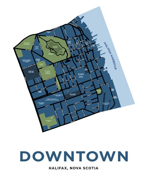 Downtown Halifax Neighbourhood Map Jelly Brothers