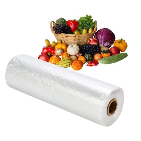 online fashion store details about 1 roll plastic fruit freezer bags on roll veg quality 9x14x18