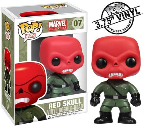 Funko Pop Marvel Vinyl Figure Red Skull In Action And Toy Figures From