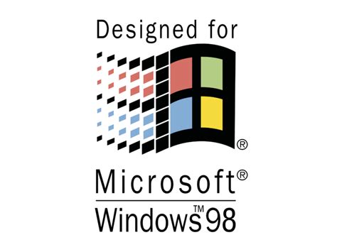 Designed For Microsoft Windows 98 Logo Png Transparent And Svg Vector