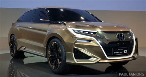 Shanghai 2015 Honda Concept D Previews New Suv