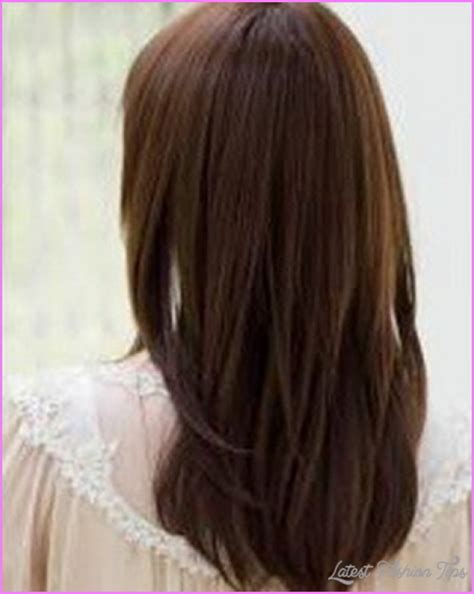 Layered Haircuts For Long Straight Hair Back View