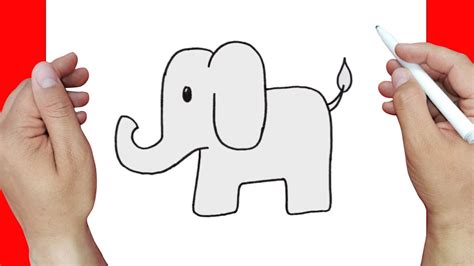 Como Dibujar Un Elefante Facil Youtube