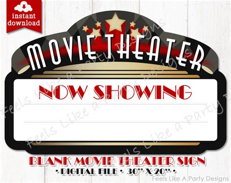 Now Showing Marquee Sign