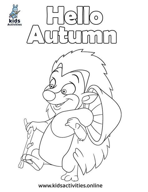 Preschool Fall Coloring Pages Free Pdf ⋆ Kids Activities