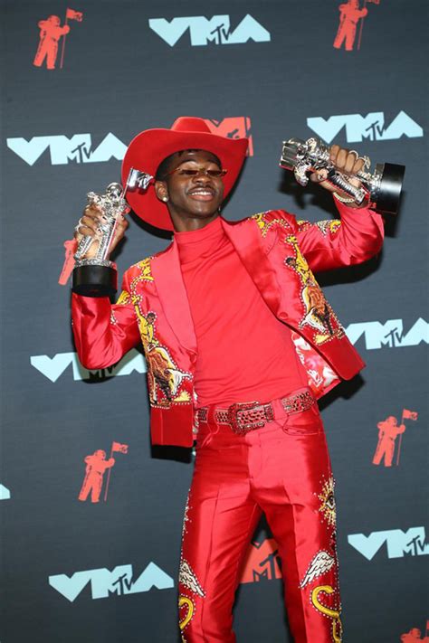 Lil nas x's 'satan shoes' will contain drop of human blood. VMAs 2019: Lil Nas X Takes a Victory Lap in High Style | Tom + Lorenzo