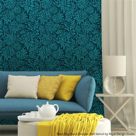 Wall Stencil Design For Living Room - malayxana