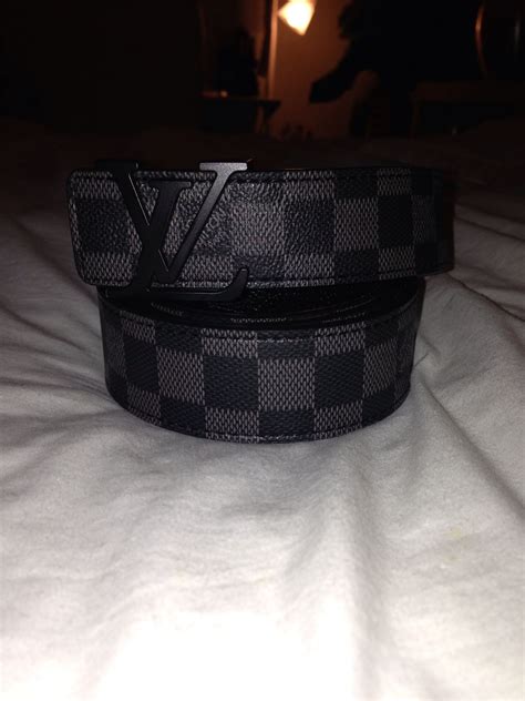 Black On Black Mens Louis Vuitton Belt Mens Belts Street Fashion