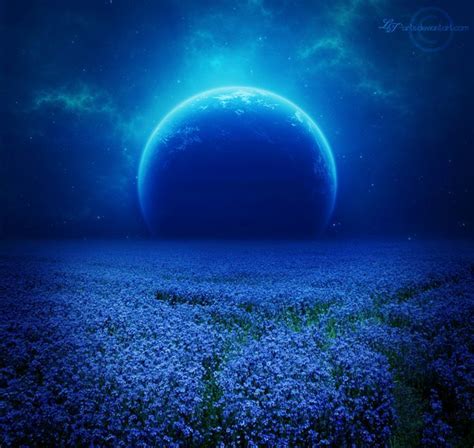 Pin By Lynne Hylton On Blue Things Beautiful Moon Blue Art Nature