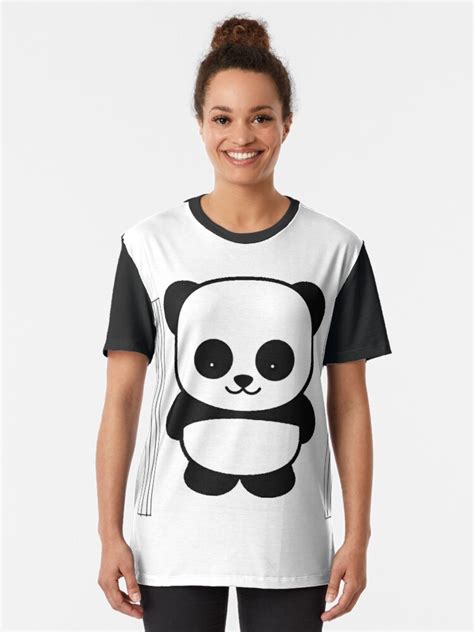 Happy Panda T Shirt For Sale By Little Pixels Redbubble Panda