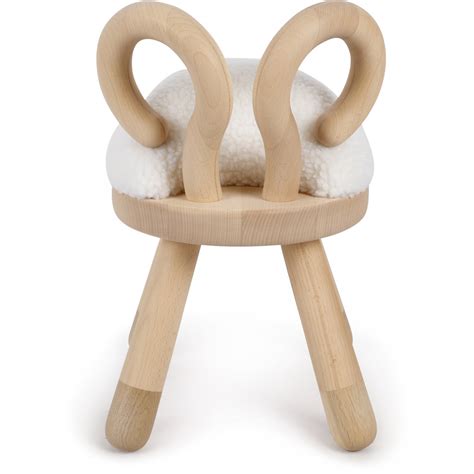 EO Sheep Chair in White — BAMBINIFASHION.COM