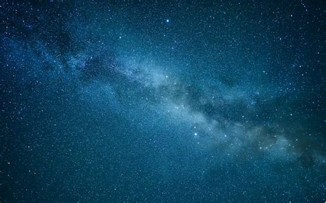 Download Wallpaper 1680x1050 Starry Sky Stars Nebula Blue Space
