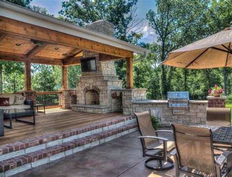 Outdoor Living Rooms Traditional Patio St Louis By Heartlands Building Company