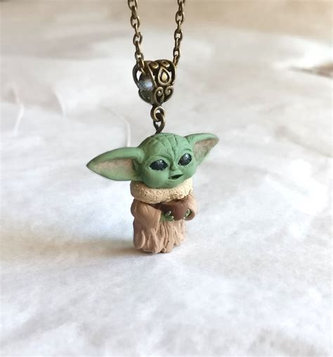 Baby Yoda Necklace Etsy