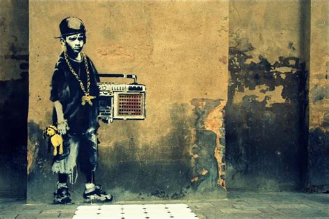 Banksy Street Art Hip Hop Kid Street Art Utopia