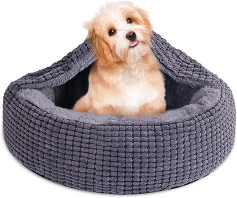 Cozy Covered Dog Beds For Maximum Privacy