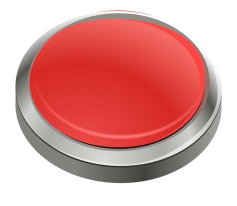Button Clipart Red Button Button Red Button Transparent Free For