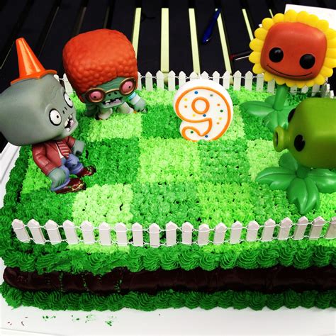 Plants Vs Zombies Birthday Cake Zombie Birthday Cakes Zombie Cake