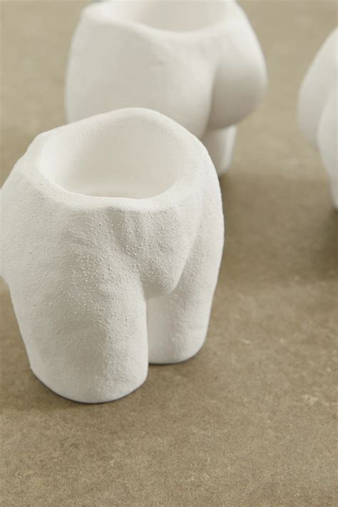 Anissa Kermiche Rock Bottom Set Of Three Ceramic Tea Light Holders Net A Porter