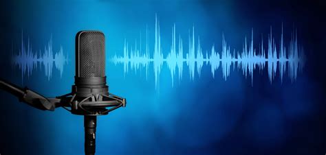 Professional Studio Microphone Background Podcast Or Recording Studio
