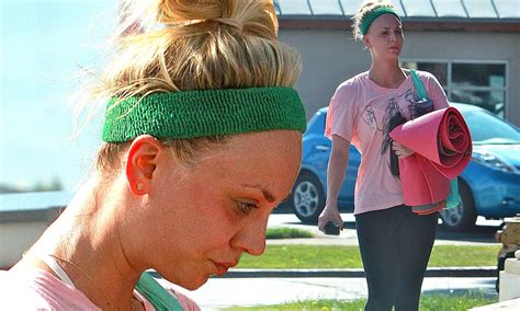 Kaley Cuoco Heads To The Gym Wearing No Makeup And Exposes Mysterious