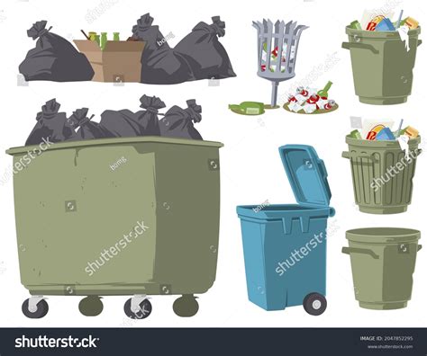 2 083 Clipart Trash Can Royalty Free Photos And Stock Images Shutterstock