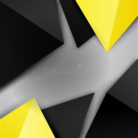 Black Triangle Geometric Background Stock Vector Illustration Of