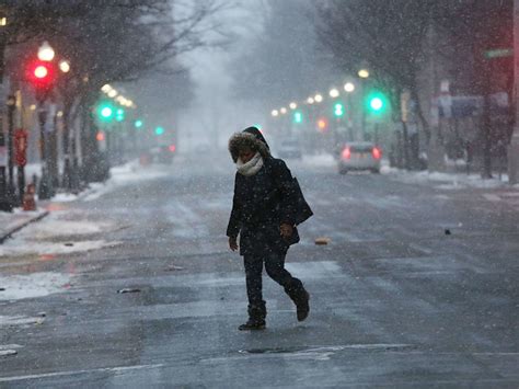 Huge Swath Of Us Hit By Winter Storm Bringing Snow Cold
