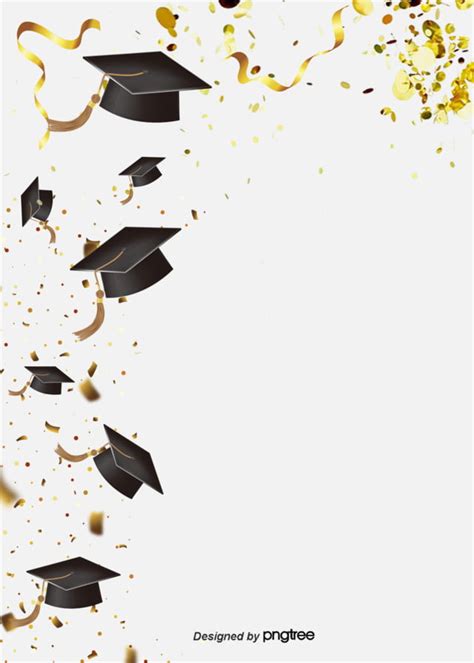Graduation Hat Ribbon Happy Background Wallpaper Image For Free