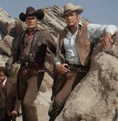 Peter Breck And Lee Majors In The Big Valley Lee Majors Classic