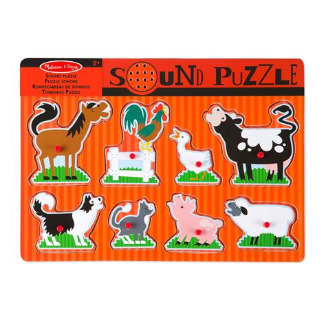 Koop Melissa And Doug Farm Animals Sound Puzzle 10726