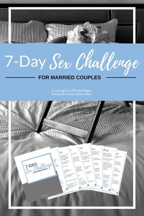 7 Days Of Deeper Intimacy Intimacy In Marriage Marriage Romance Couples Challenges
