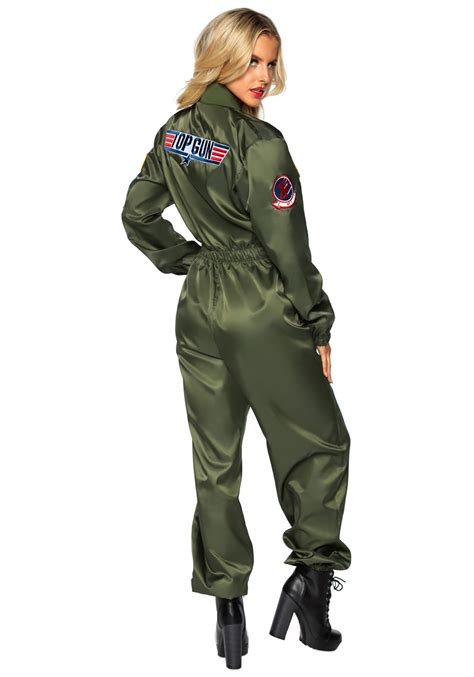 Womens Top Gun Womens Flight Suit Costume