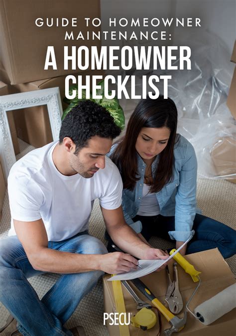 Guide To Home Maintenance A Homeowners Checklist By The Time All The
