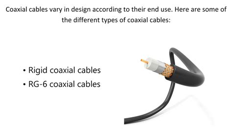 The Different Types Of Coaxial Cables Youtube