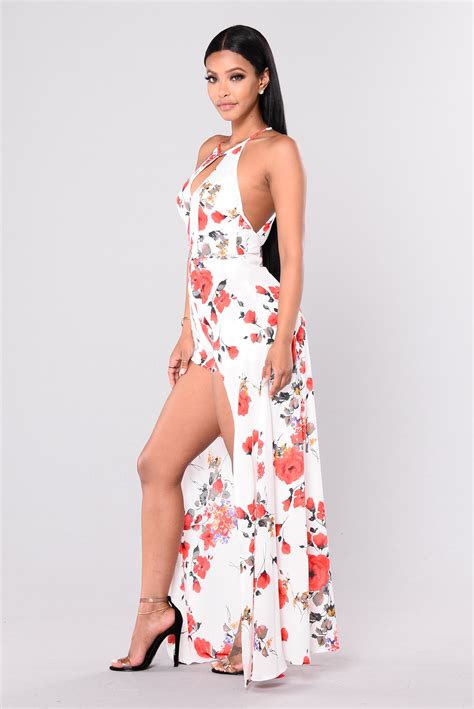 Bottomless Mimosas Dress Ivory Floral
