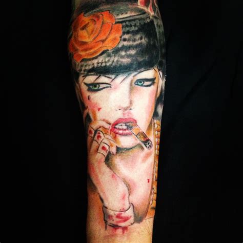 Brian Viveros Inspired Tattoo By Spirits In The Flesh Tattoo Studio San