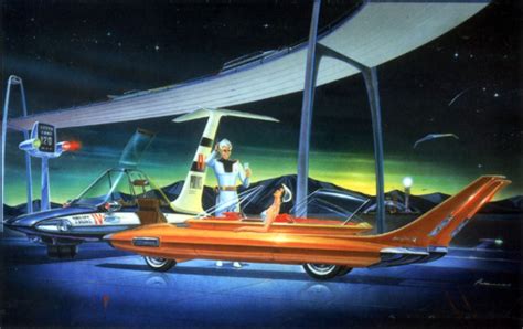 1950s Retrofuturistic Art By James R Powers The House Of The Future