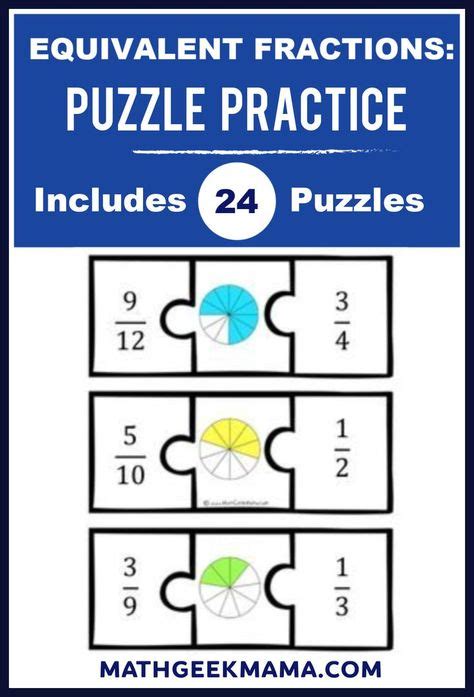 Fraction Puzzles Free Download Free Math Worksheets Free