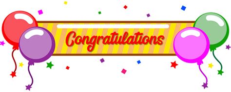 Congratulations Celebration Png Isolated Photos Png Mart