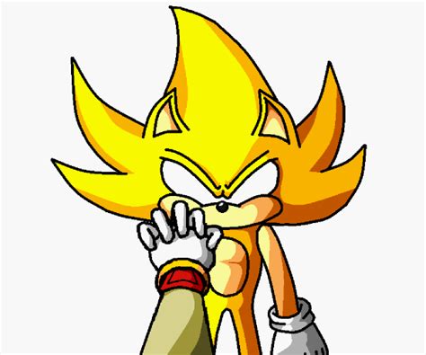 Super Sonic Turn To Dark Sonic Sonic Vs Shadow By Animaartsprites On