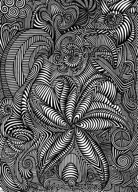 Trippy Drawings Black And White