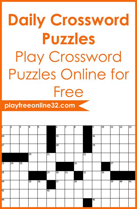 You can either print crosswords or solve them online. Crossword • Play Daily Crossword Puzzles Online for Free