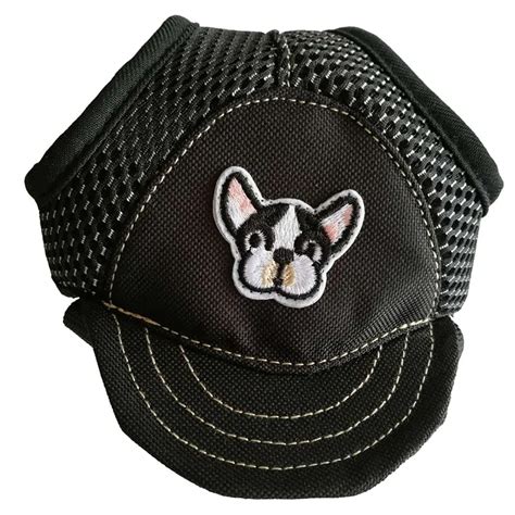 Pet Baseball Caps Breathable Dog Flat Hats Adiustable Sunhat For