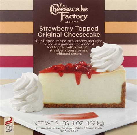 The Cheesecake Factory Strawberry Topped Original Cheesecake Hy Vee