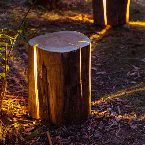 Bring Nature Into Your Home With These Illuminated Tree Stumps