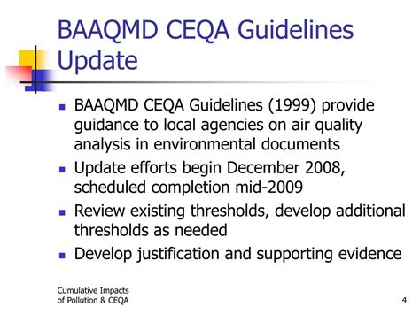 Ppt Addressing Cumulative Impacts Of Pollution A Ceqa Perspective