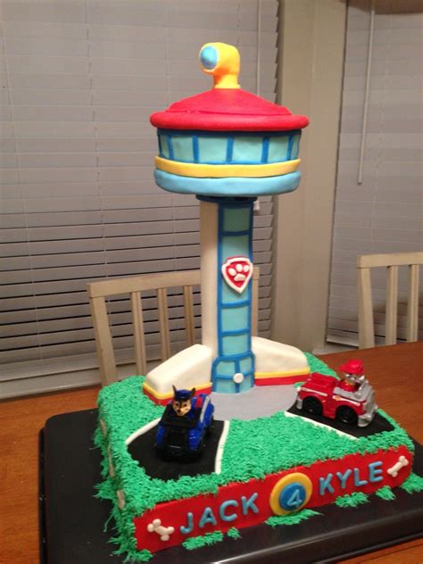 Paw Patrol Lookout Tower Cake